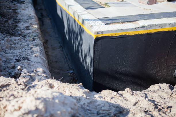 Residential Interior Drainage System installation at a Appleton, WI home by SJ Waterproofing Pros